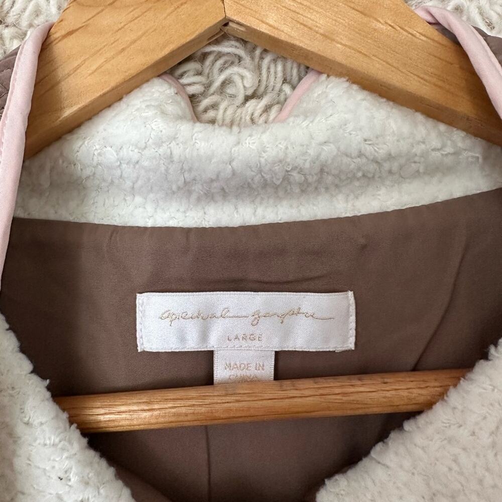 Spiritual Gangster Half Zip Sherpa Pullover NWT - Picture 3 of 7